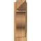 Ekena Millwork Funston Arts & Crafts Rough Sawn Outlooker, Western Red Cedar, 6"W x 14"D x 18"H OUT06X14X18FST03RWR - alternate 4